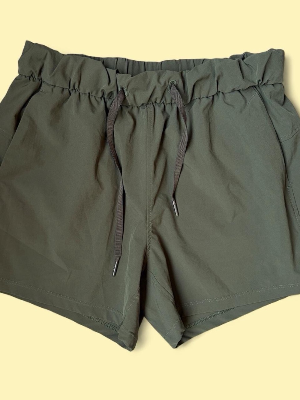 Avia Olive Green Drawstring Athletic Shorts